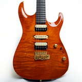 Marchione Set-Neck Carved Top Honey Burst